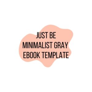 Cloudy Gray Ebook Template