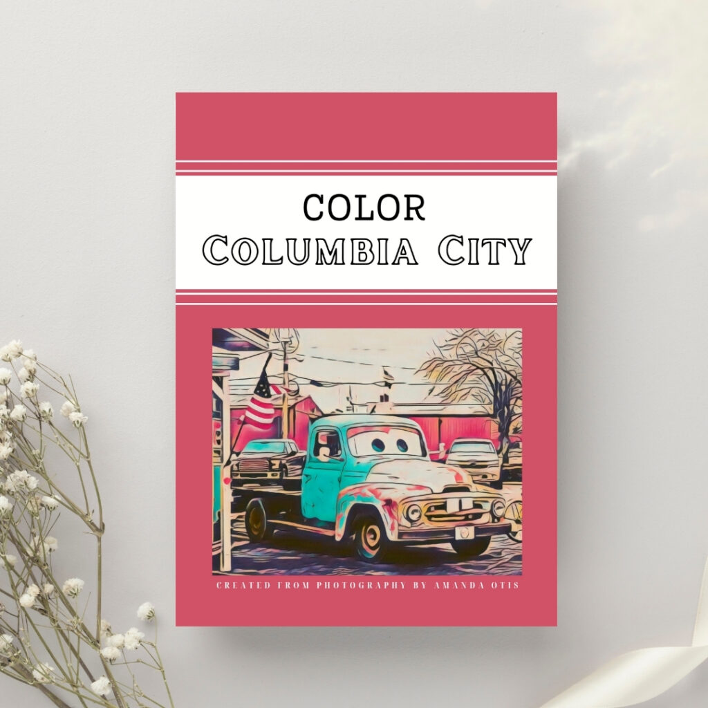 Color Columbia City Indiana Coloring Book