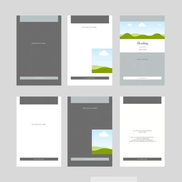 Cloudy Gray Ebook Template 2