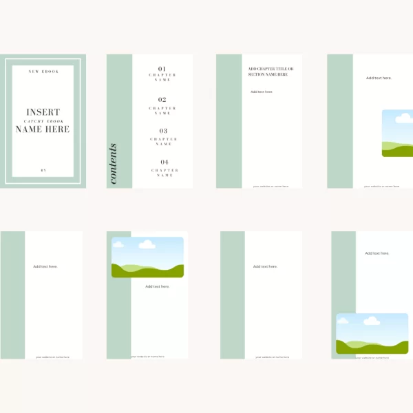 Sage Green Ebook Template 2