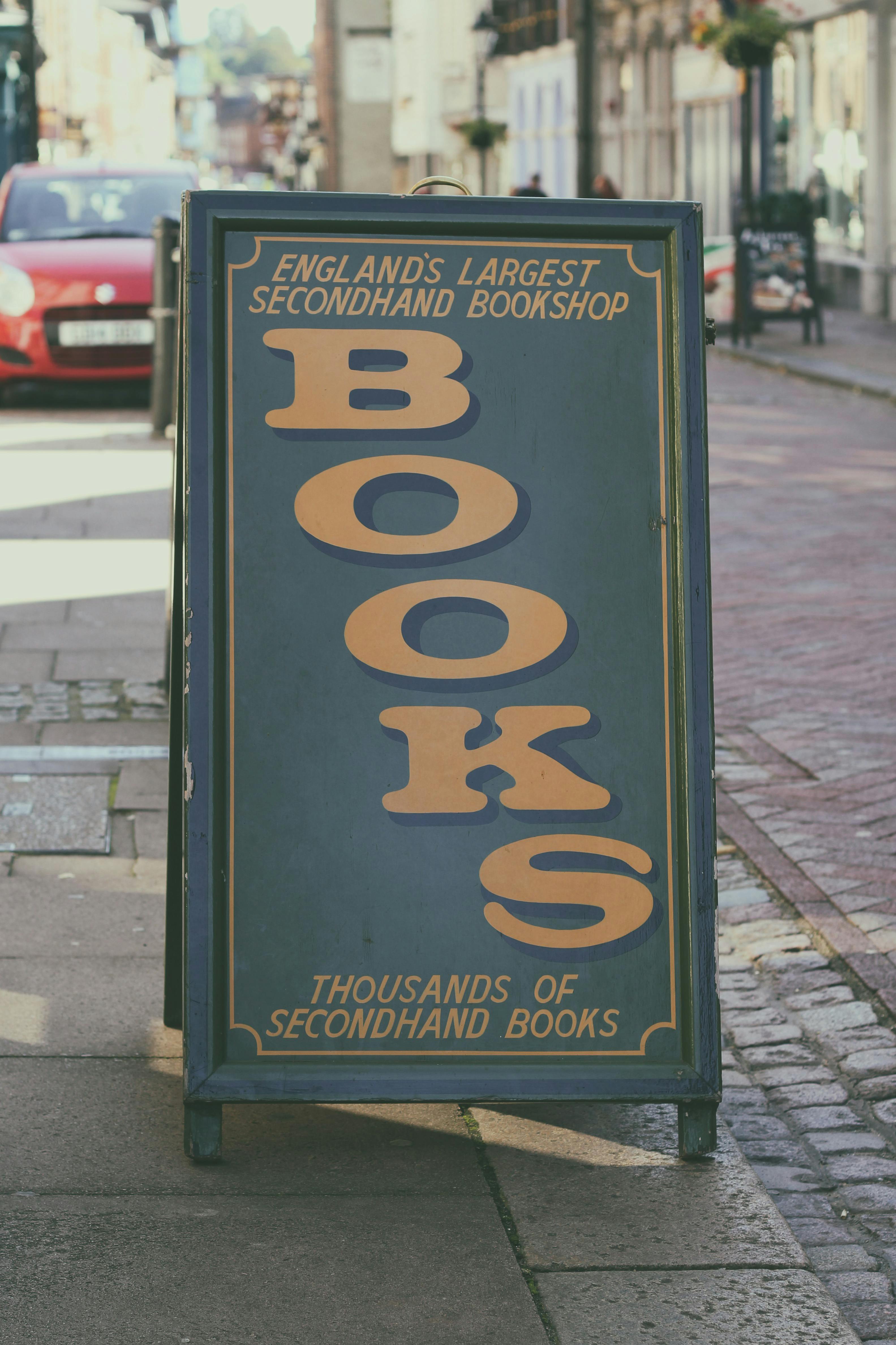 books sign