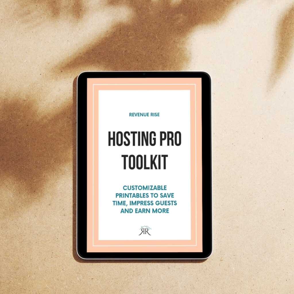 hosting pro toolkit printable rental signs mockup